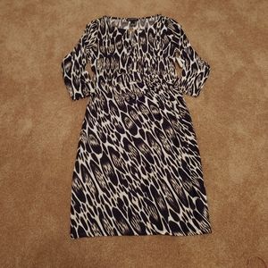 INC animal print dress NWT